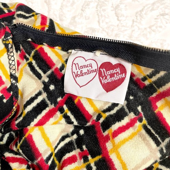 70s vintage Nancy Valentine plaid A-line dress - size small - Picture 10 of 10